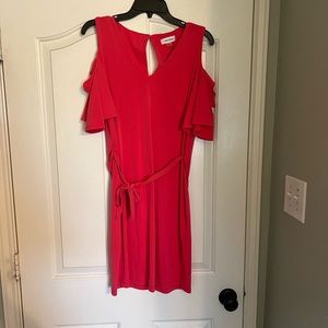 Pink Calvin Klein dress